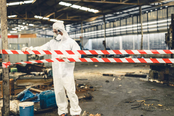 Professional Infectious Disease Decontamination technician working in Fairview, OR